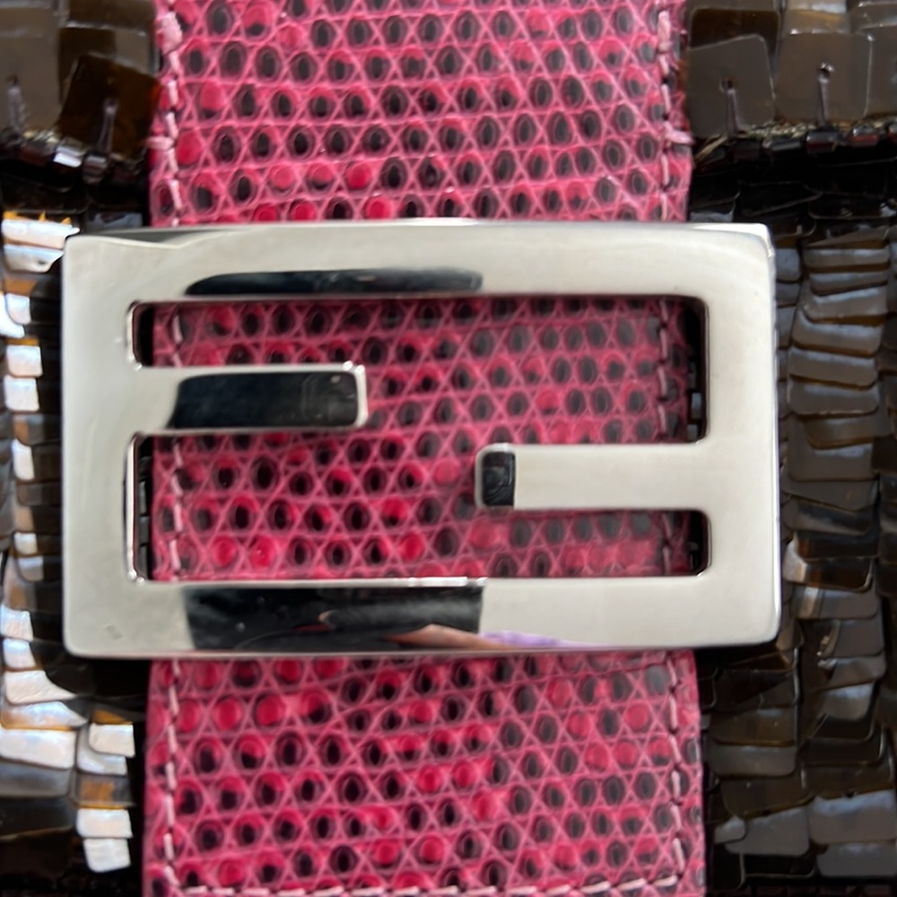 sold!Vintage FENDI sequin baguette - Picture 2 of 7
